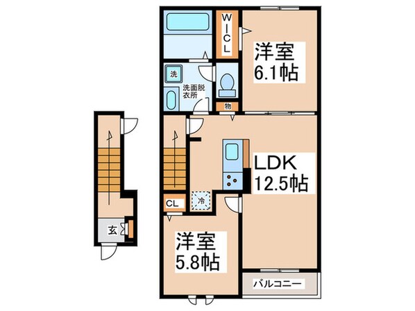 ＫＬＡＲ－翠の物件間取画像